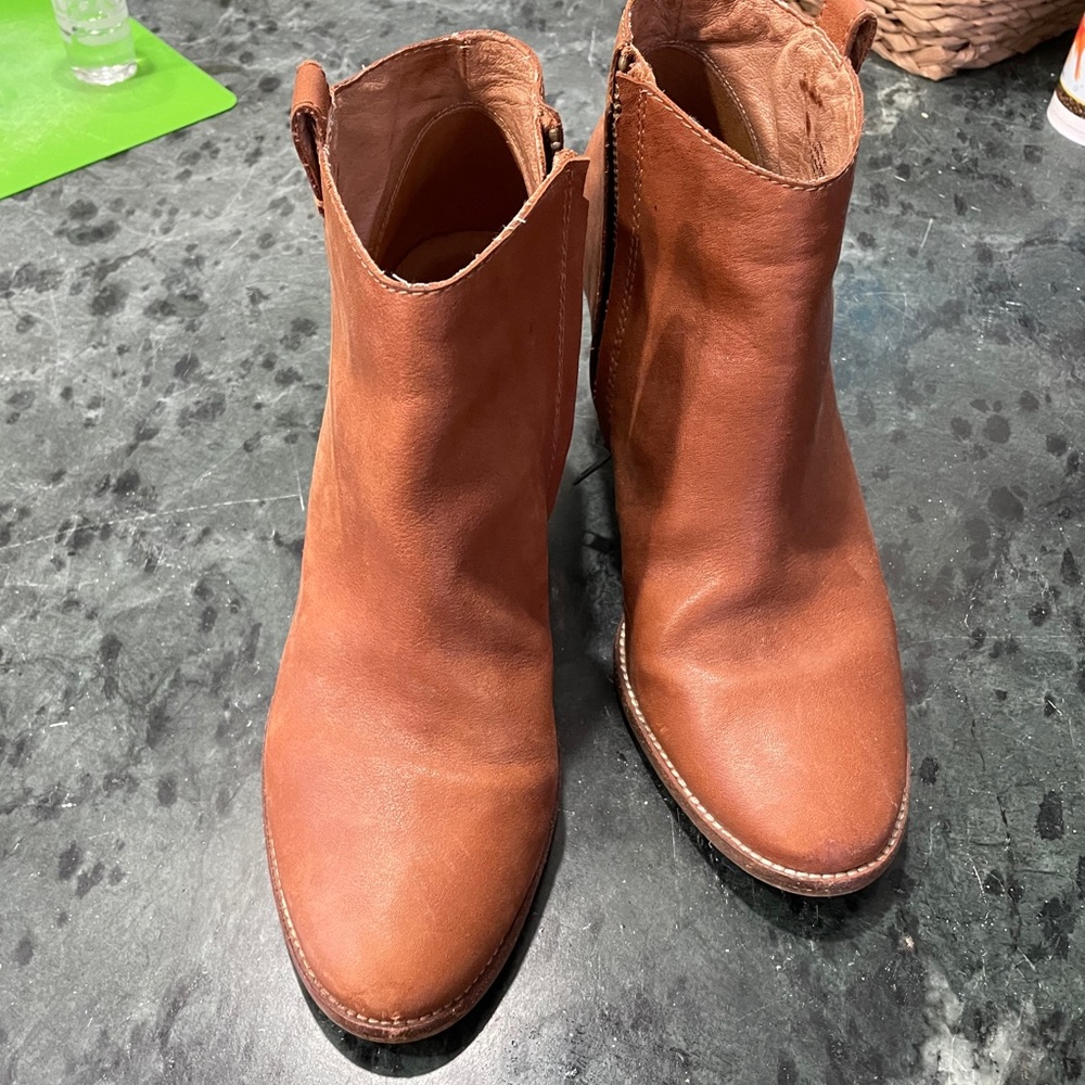 Madewell billie boot tan size 10